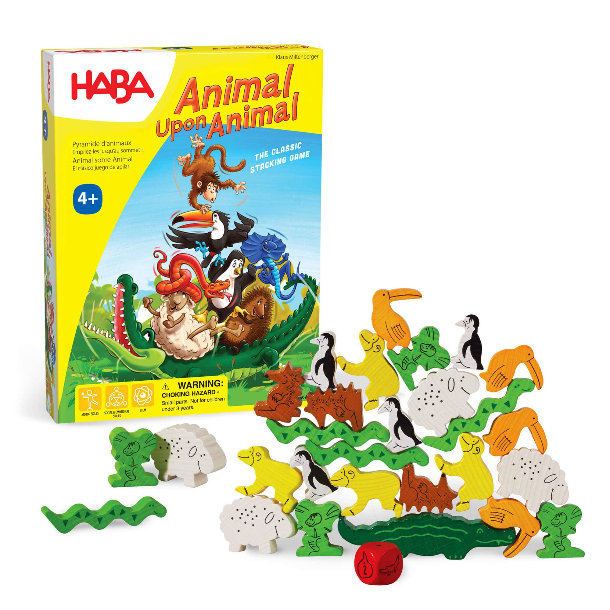 Animal Upon Animal Stacking Game - Compact Version