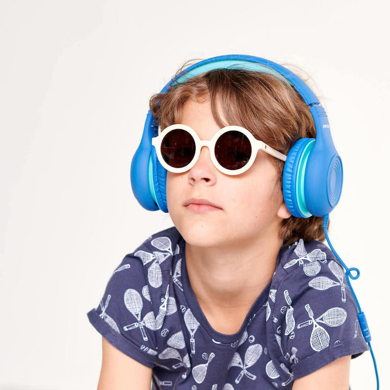 Babiators Sweet Cream Euro Round Sunglasses with Amber Lens