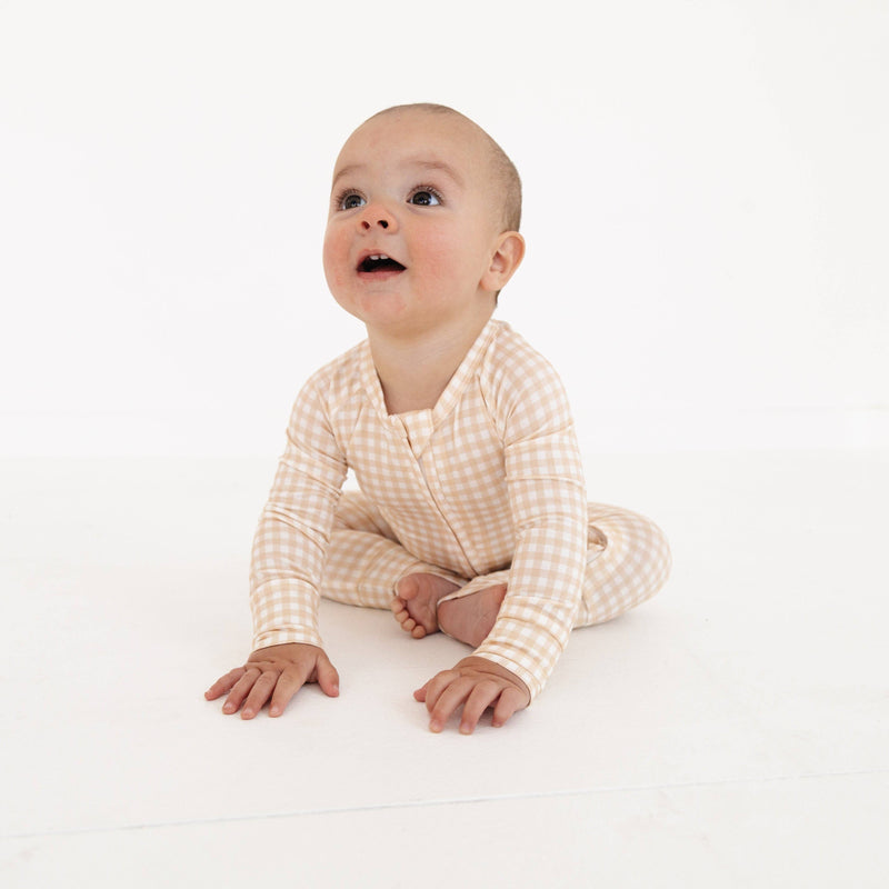 Bamboo Sleeper - Sandstone Gingham