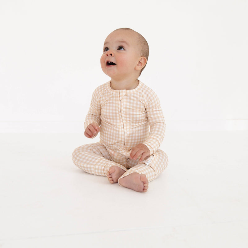 Bamboo Sleeper - Sandstone Gingham