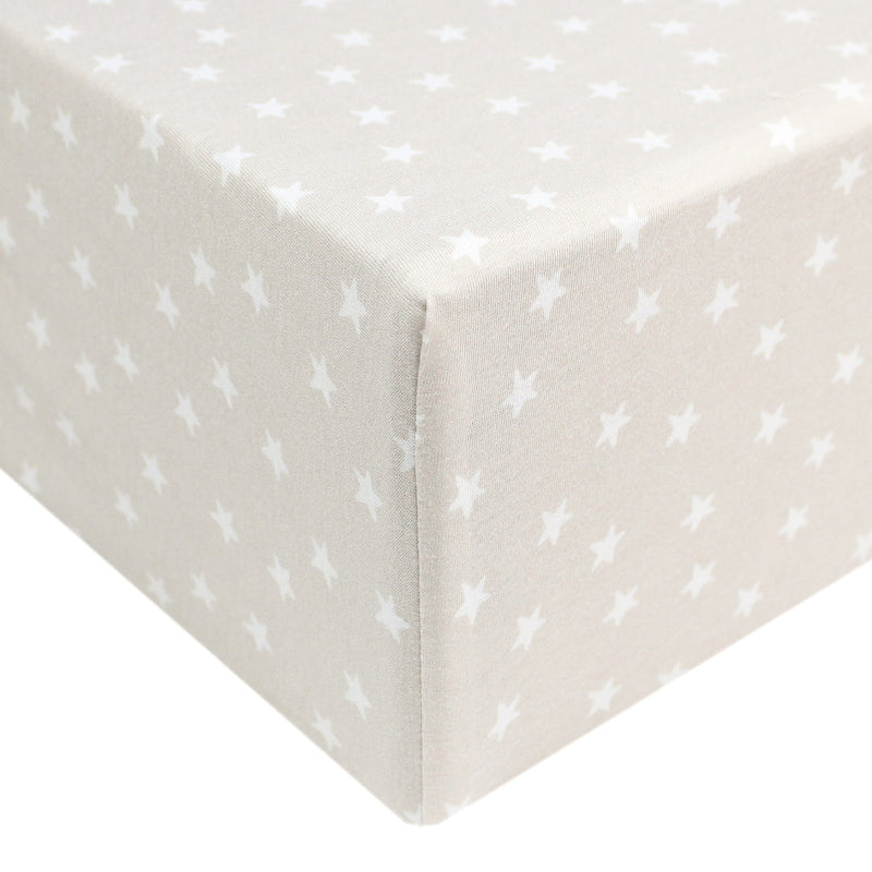 Copper Pearl Premium Knit Fitted Crib Sheet - Wee Bee Baby Boutique