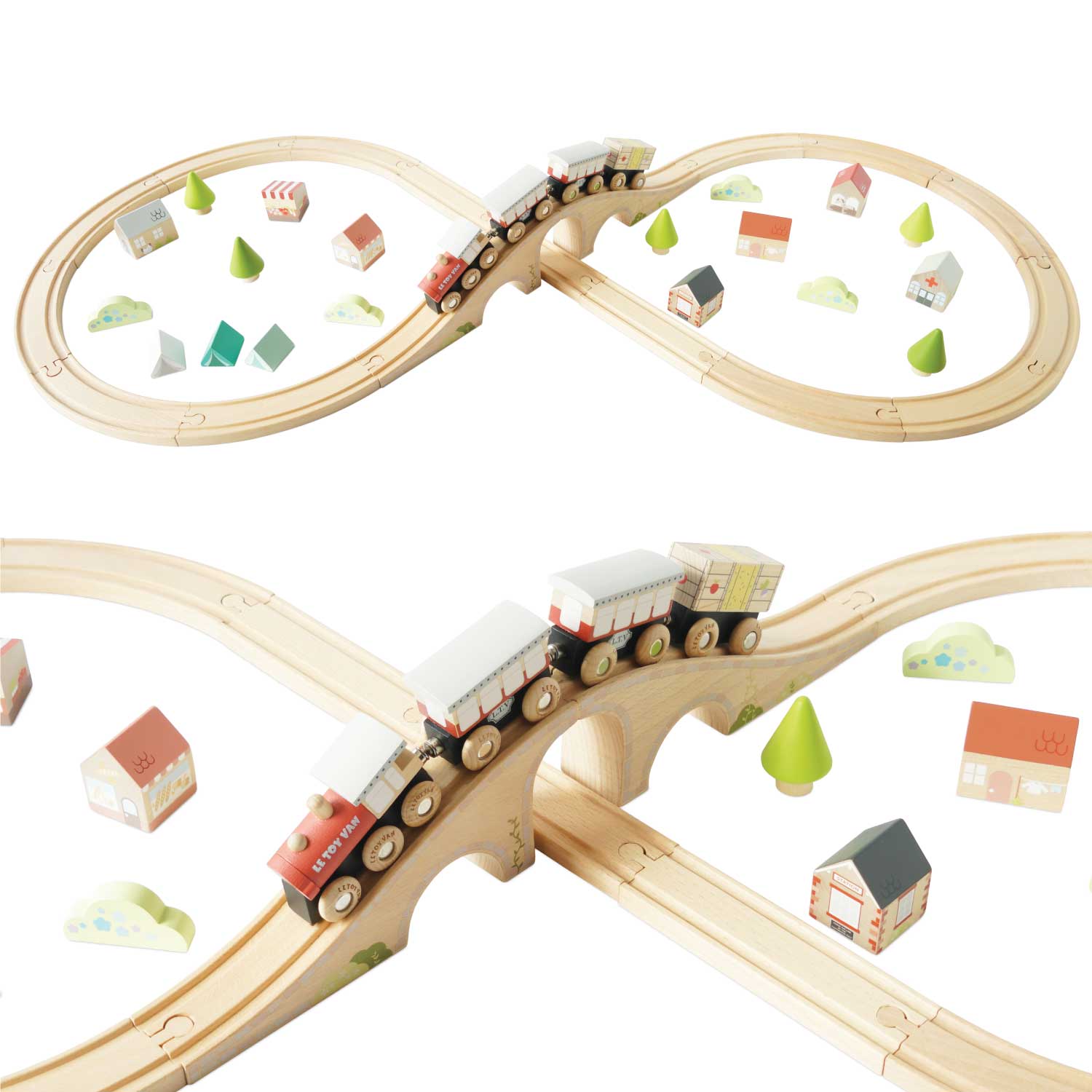 Genérico Set De Pistas Para Tren – Vías De Juguete Compatibles, Ideal Para Ampliar Circuitos Y Fomentar La Creatividad Infantil