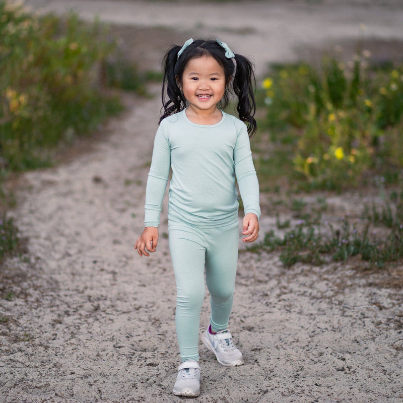 Kyte BABY Toddler Long Sleeve Pajama Set in Sage (4T)