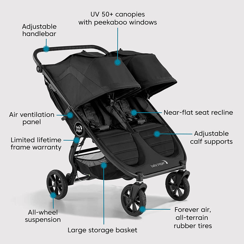 Baby Jogger city mini® GT2 Double Stroller-Wee Bee Baby Boutique