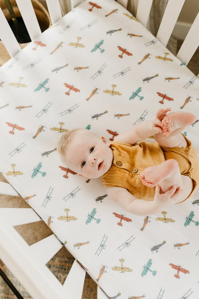 Copper Pearl Premium Knit Fitted Crib Sheet - Wee Bee Baby Boutique