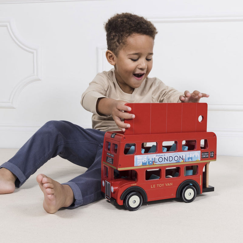 London Bus - Wooden Toy Bus