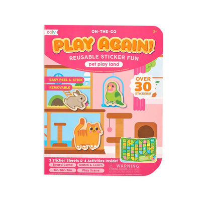 Play Again! Mini On-The-Go Activity Kit - Pet Play Land-Wee Bee Baby Boutique