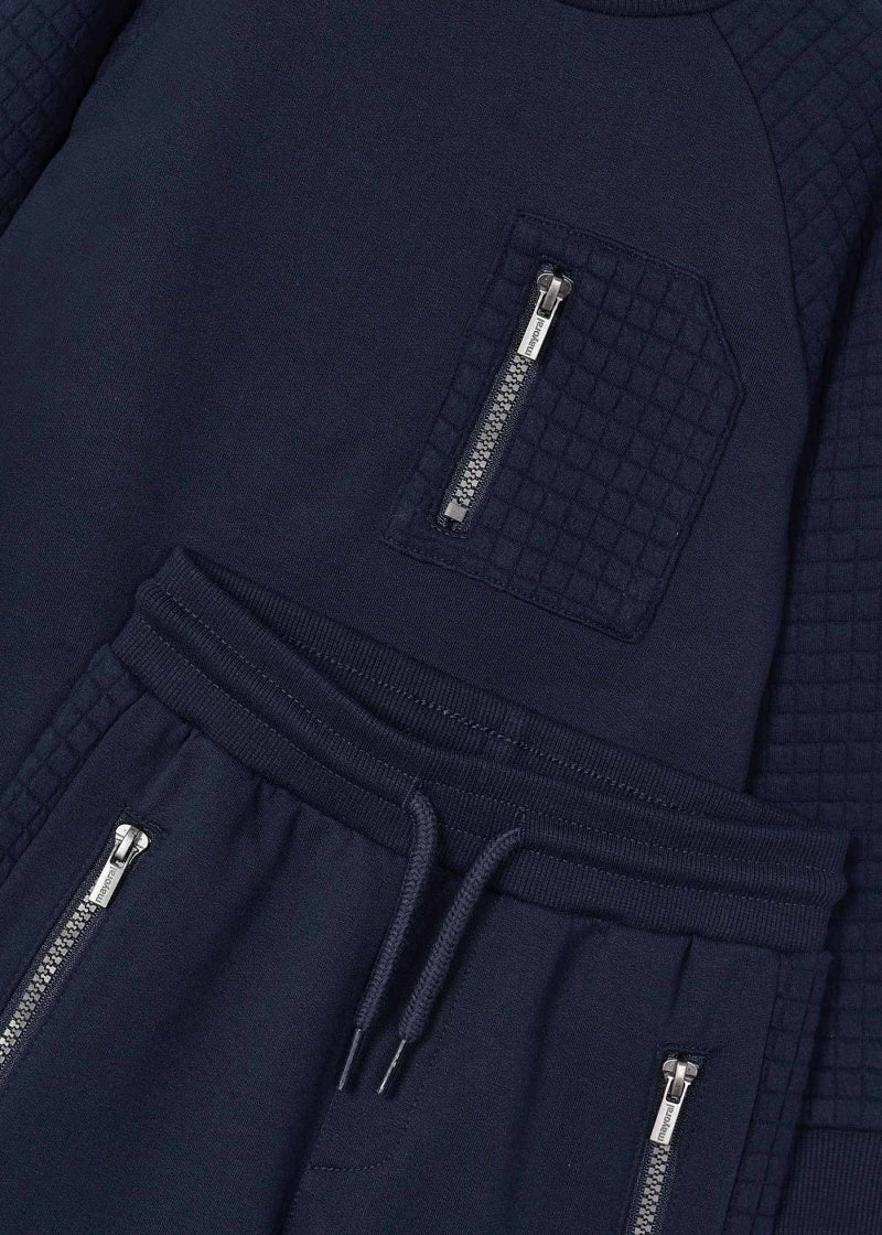 2-Piece Zip Detail Tracksuit Set