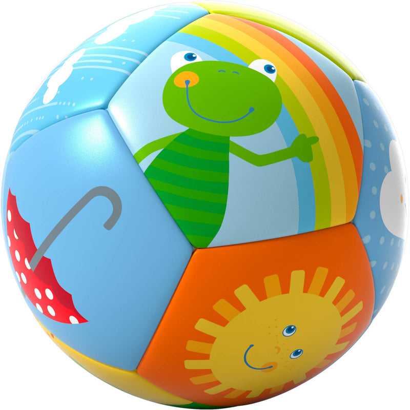 4.5" Rainbow World Baby Ball