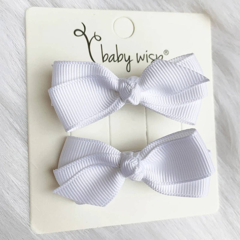 Aiyanna Pinch Clips - White