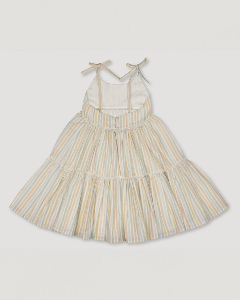 Alice Dress - Summer Stripe (4T)