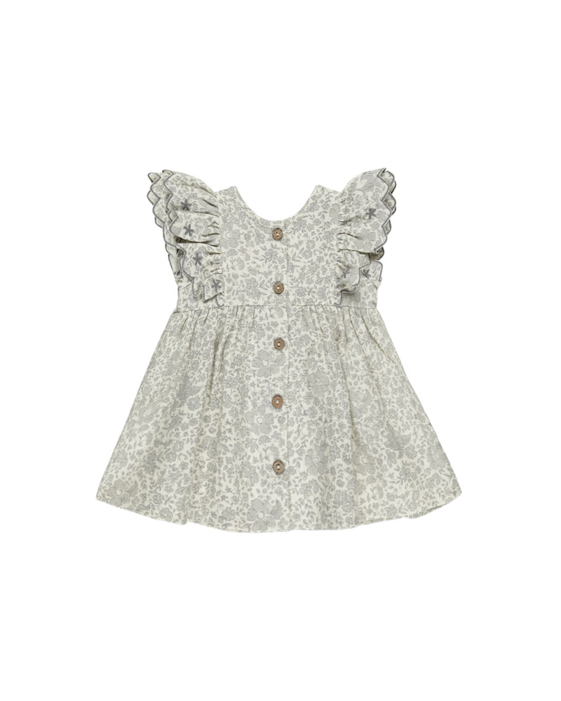 Alina Dress || Blue Blossom (6-12 Mo)