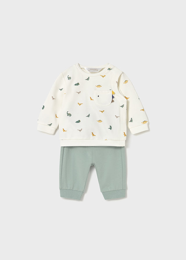 Baby 2-Piece Knit Set - Honey Dinos