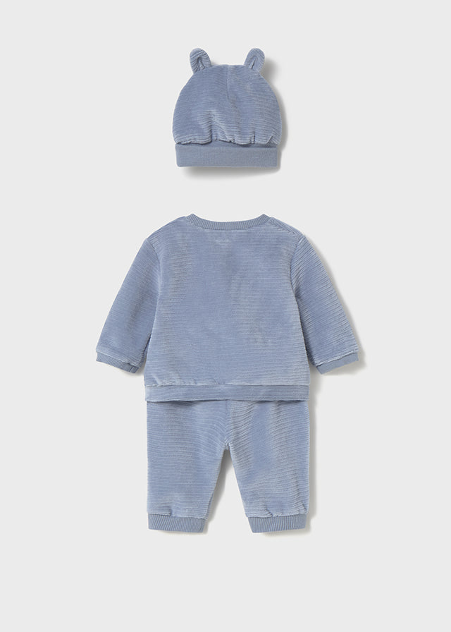 Baby 3-Piece Corduroy Set - Blue Bell Animals