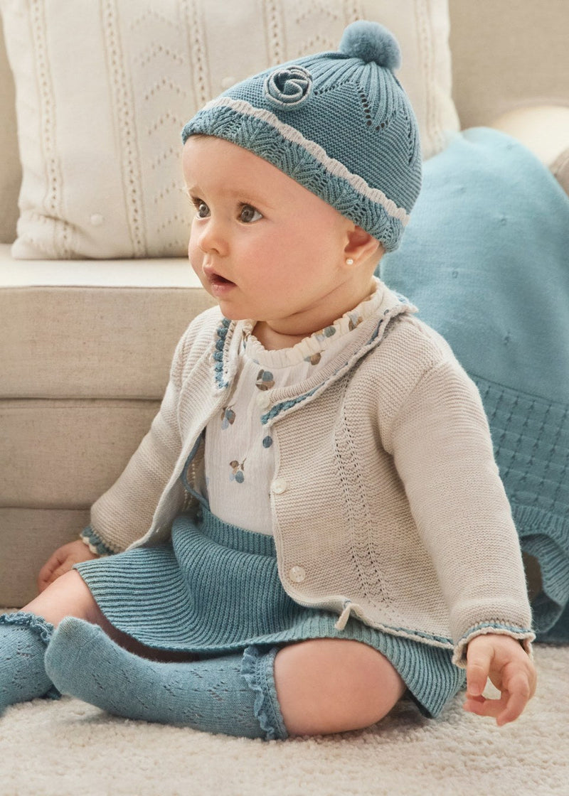 Baby 3-Piece Knit Skirt Set