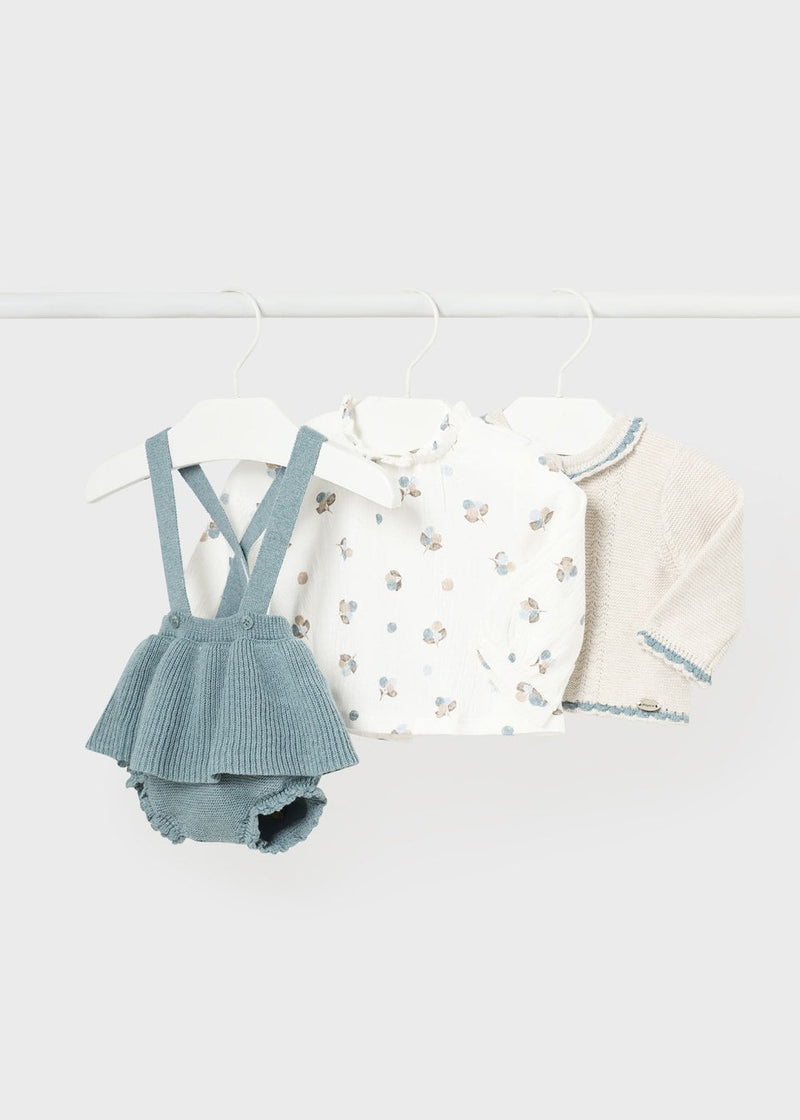 Baby 3-Piece Knit Skirt Set