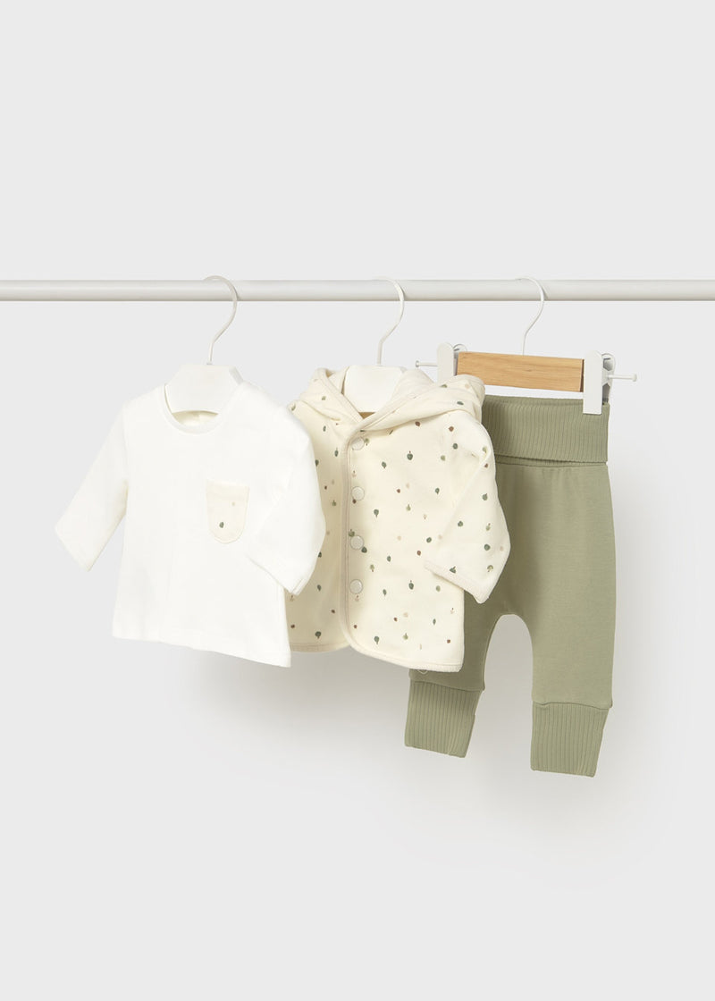Baby 3-Piece Tracksuit - Sage