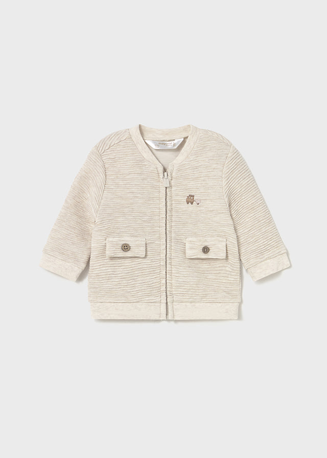 Baby 3-Piece Tracksuit - Toffee Car