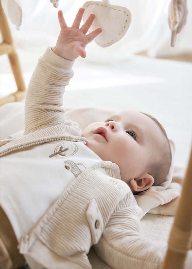 Baby 3-Piece Tracksuit - Toffee Car
