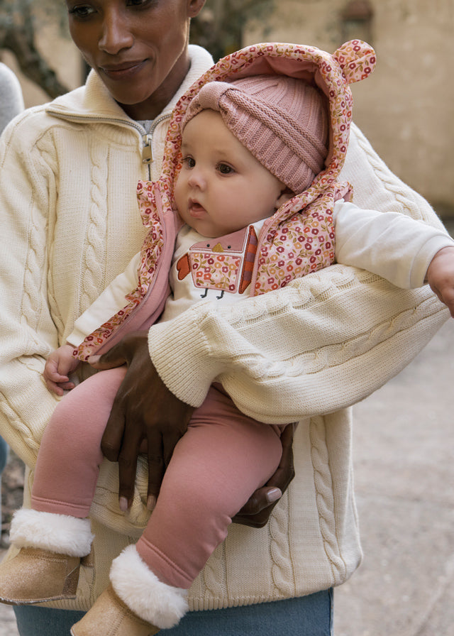 Baby 3-Piece Vest, Shirt and Pants Set - Mellow Floral Birdie