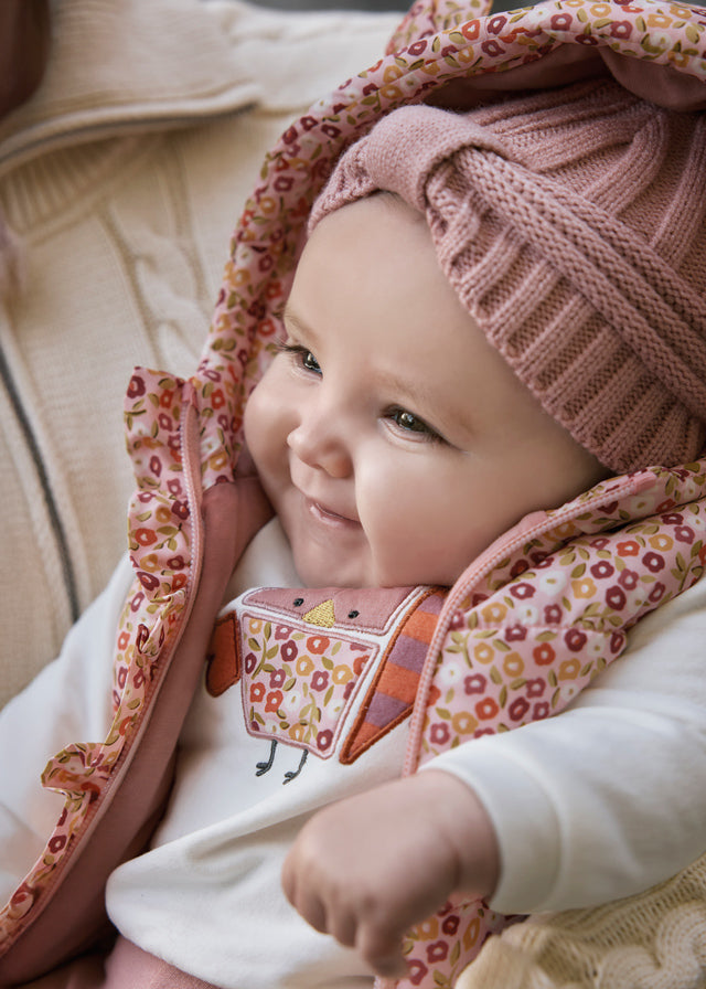 Baby 3-Piece Vest, Shirt and Pants Set - Mellow Floral Birdie