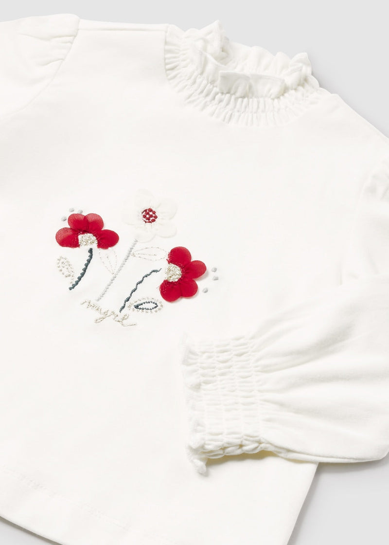 Baby Flower Turtleneck (6 Mo)
