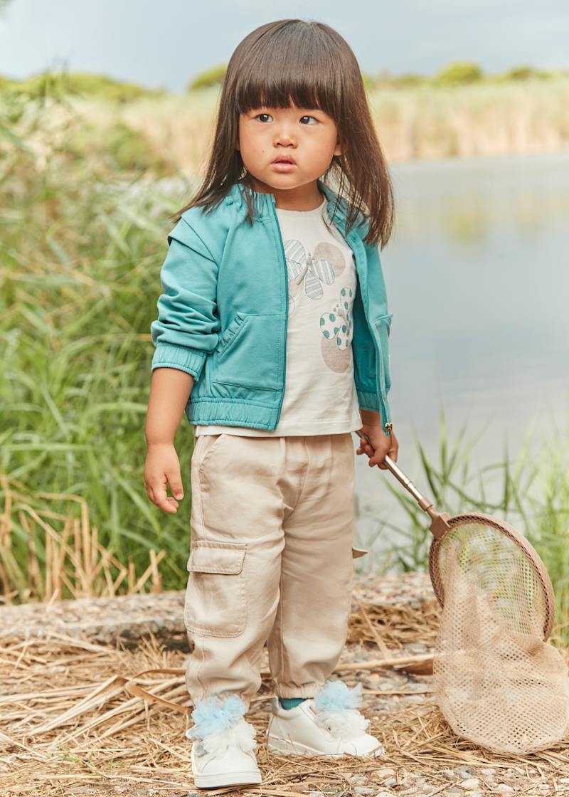 Baby + Girl Cargo Pants - Sepia