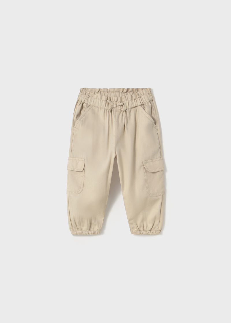 Baby + Girl Cargo Pants - Sepia