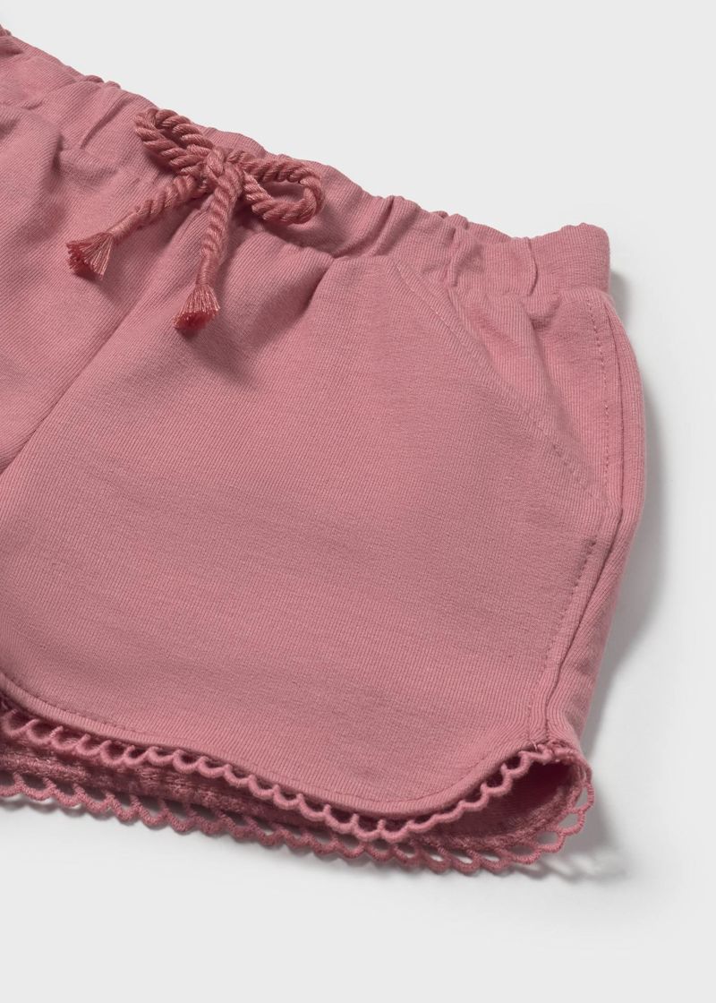 Baby + Girl Chenille Shorts - Blush Pink (6Mo)