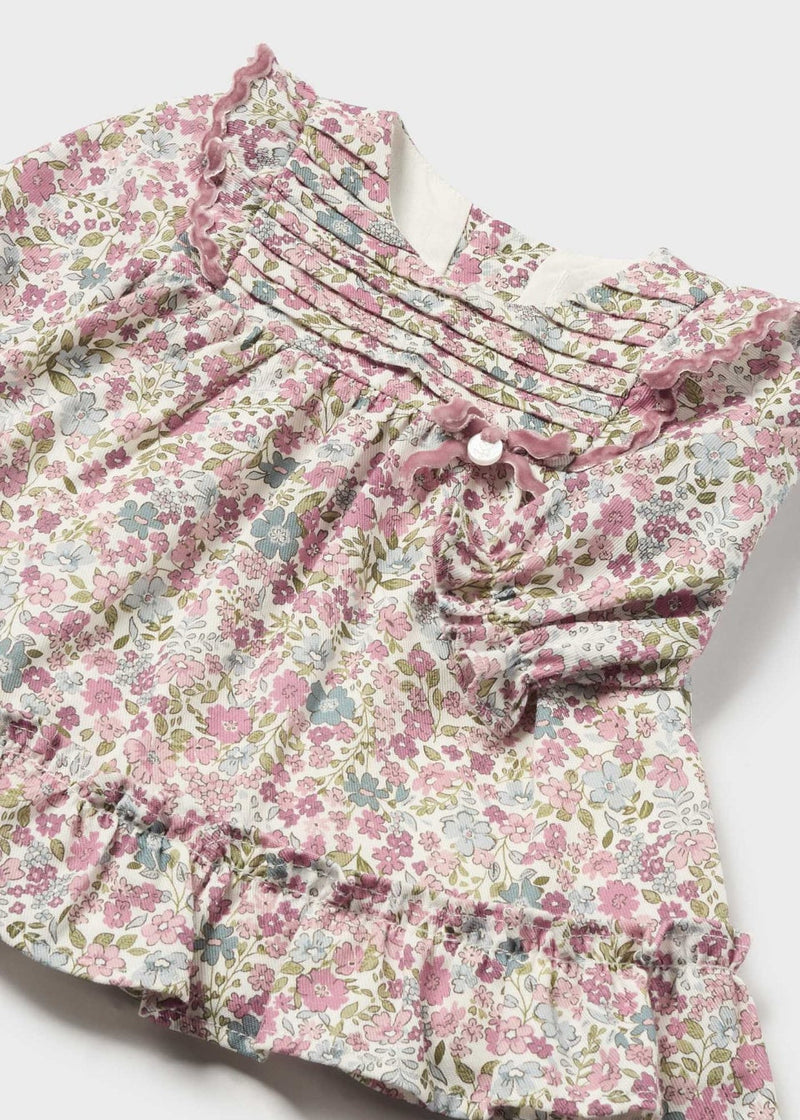 Baby Girl Floral Ruffle Dress