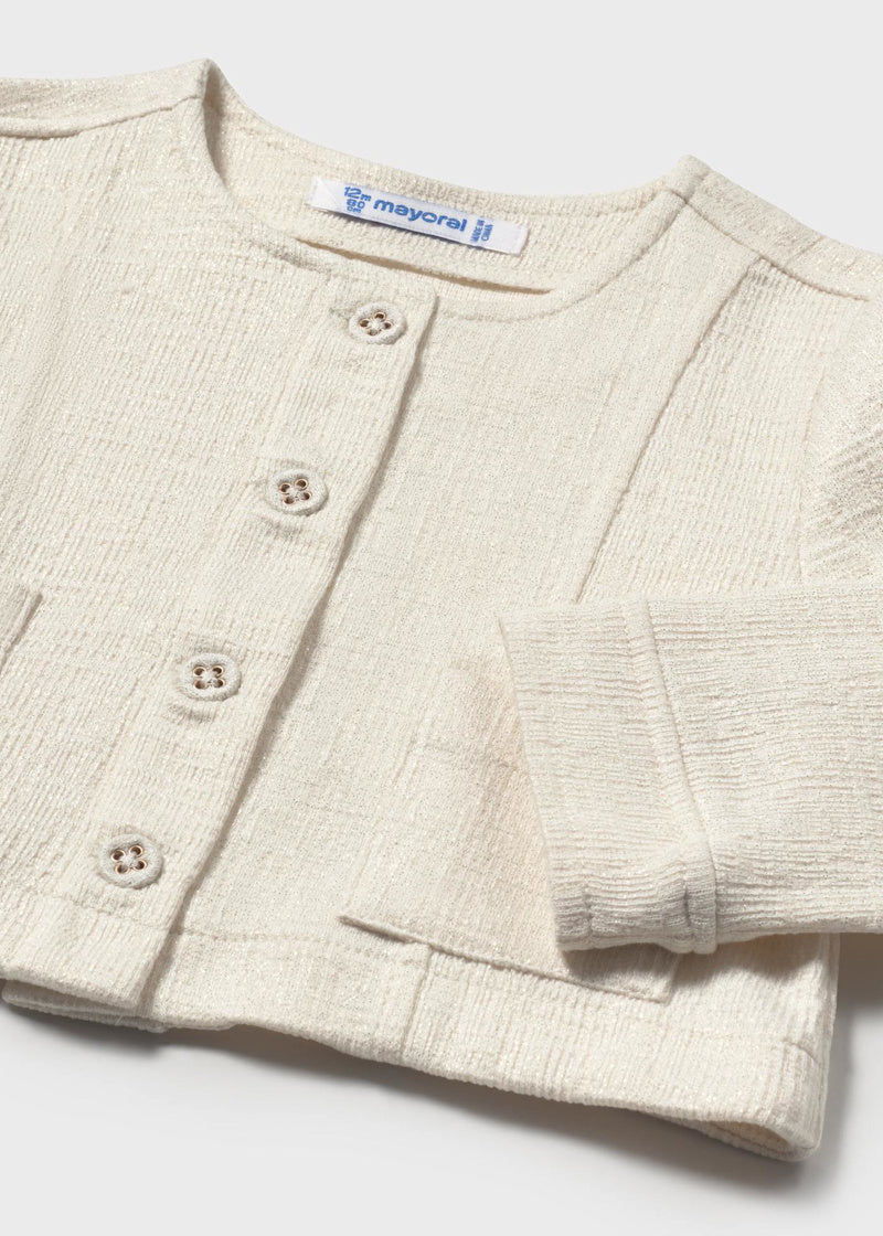 Baby + Girl Jacket - Champagne (18Mo, 3T)