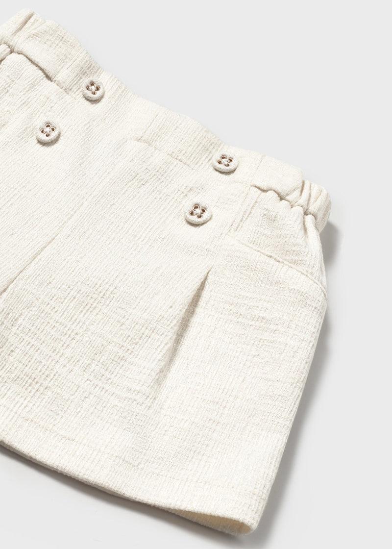 Baby + Girl Shorts - Champagne (3T)