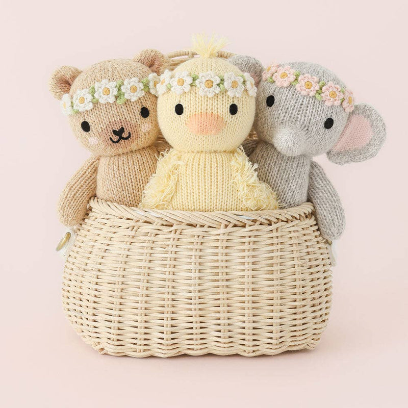 Baby Honey Bear - Ivory Floral