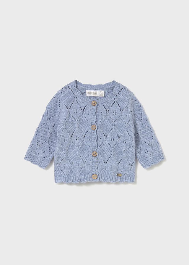 Baby Knit Cardigan - Sky Blue
