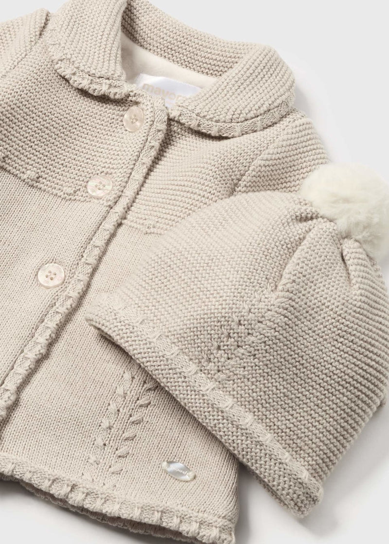 Baby Knit Coat with Hat