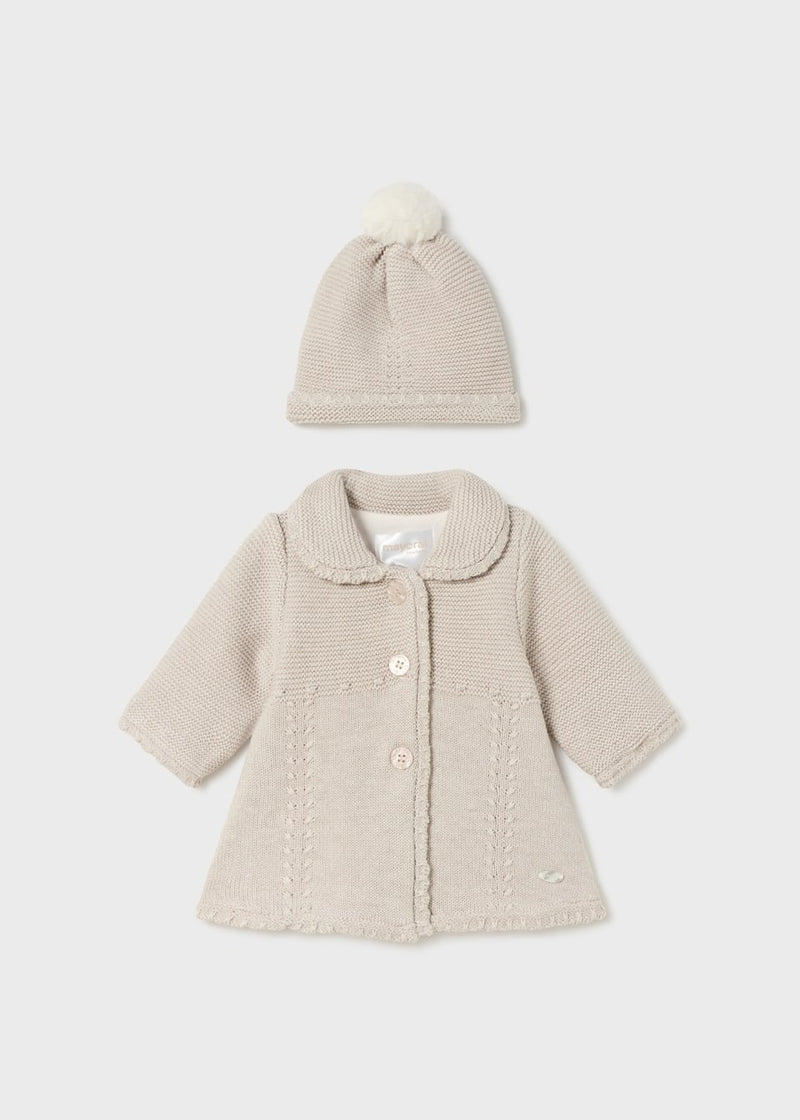 Baby Knit Coat with Hat