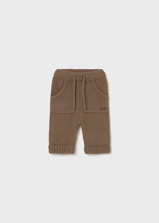 Baby Knit Pants - Cocoa Brown