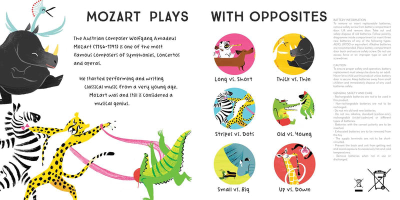 Baby Mozart: A Classical Music Sound Book (With 6 Magical Melodies) by Little Genius Books