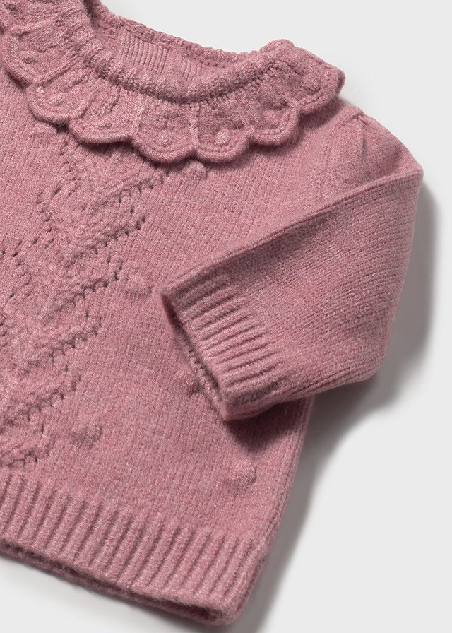 Baby Sweater - Blush Heather