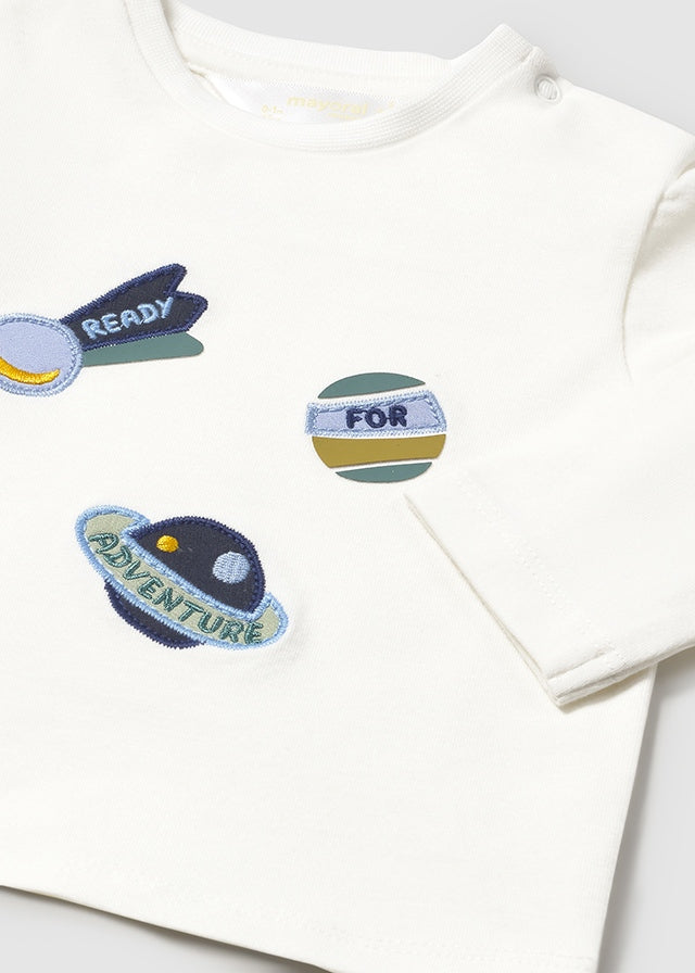Baby T-Shirts - Space and Stripes