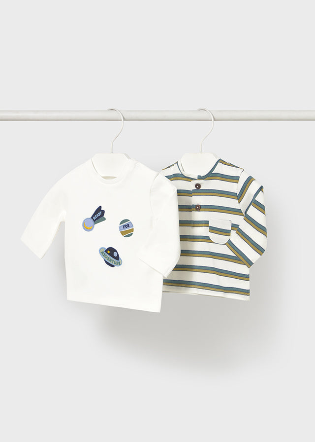 Baby T-Shirts - Space and Stripes