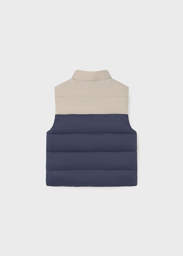 Baby + Toddler Reversible Vest - Blue / Teddy Bears