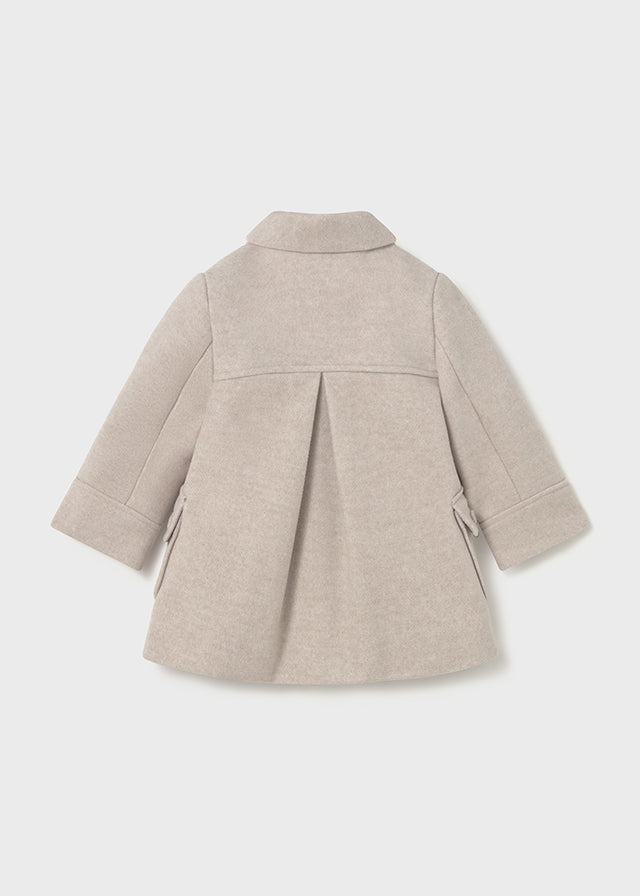 Baby + Toddler Wool Coat - Stone