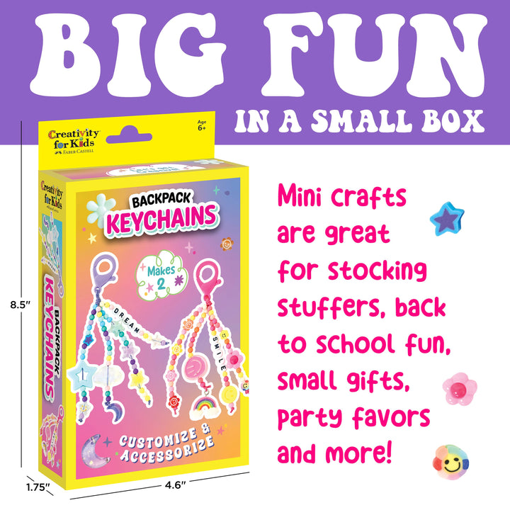 attach keys to kids backpack Backpack Keychains Mini Kit