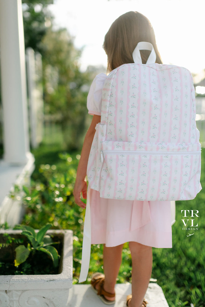 Backpacker - Ribbon Floral Pink