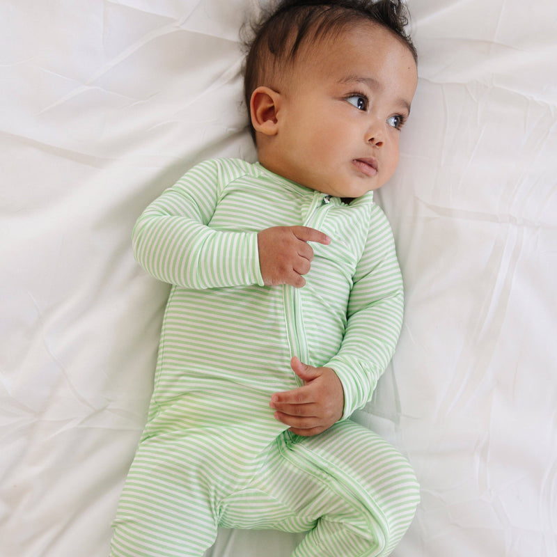 Bamboo Sleeper - Pear Stripe