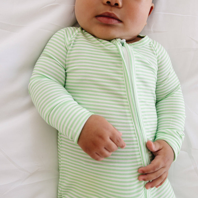 Bamboo Sleeper - Pear Stripe