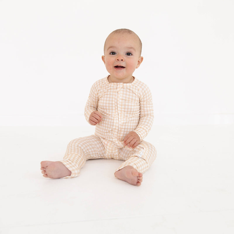 Bamboo Sleeper - Sandstone Gingham