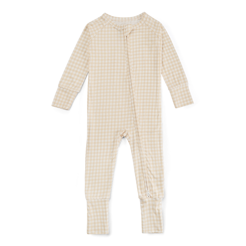 Bamboo Sleeper - Sandstone Gingham