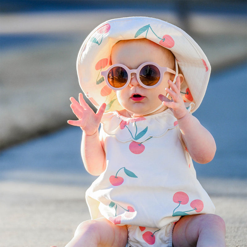 Bella Bubble Onesie - Cherries